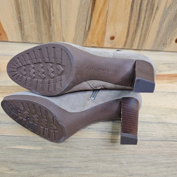 Franco Sarto Idrina Suede Ankle Boots Size 8 - Picture 5 of 6